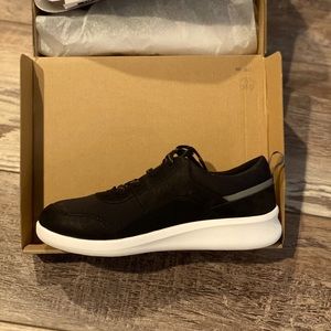 Black athletic shoes